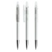 Prodir DS5 TTC Transparent with Chrome Metal Nose-Cone, Prodir pen promotional