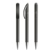Prodir DS3TFS Frosted with Satin Metal Nose-Cone, stylo Prodir promotional