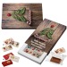 Calendrier de l'avent Coffret cadeau motif standard personnalisé avec des napolitains wholesaler