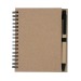 A6 notebook with biros - Fab Europe, recycled notebook promotional