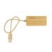 Bamboo USB and USB type C hub B'RIGHT - Kenzie wholesaler