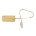 Bamboo USB and USB type C hub B'RIGHT - Kenzie, Hub promotional
