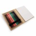 Set de crayons de couleur, carnet de notes - Paddy wholesaler
