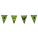 Garland of paper plv with triangular pennants wholesaler