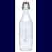 Glass bottle with retro mechanical stopper 50cl, carafe promotional