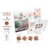 Calendrier de l'Avent à poser impression personnalisée, Callebaut chocolat au lait calendrier wholesaler