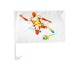 Drapeau de voiture Bianco, drapeau promotional