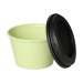 Bioplastic Cup 10cl, mug with lid promotional