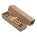 Coffret Bambou Bambowie Gravure Laser, porte-mine écologique recyclés ou bio promotional