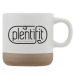 Terra - Tasse en céramique à base d'argile de 350ml Sérigraphie, Tasse promotional