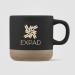 Terra - Tasse en céramique à base d'argile de 350ml Sérigraphie wholesaler