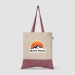 Quebec - Sac fourre-tout en coton recyclé bicolore 140 g/m² Sérigraphie, Tote bag promotional