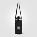 Sac pour bouteille en PU recyclé à fermeture éclair - 1.8 L Sérigraphie, sac isotherme  promotional