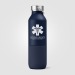 2-en-1 Bouteille en acier inoxydable recyclé à double paroi de 590ml et gobelet de 325ml, Nouveauté promotional