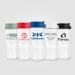 Polar two-tone recycled glass tumbler with straw - 1 L Silk-screen print wholesaler