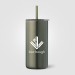 Gobelet Borealis en acier inoxydable recyclé avec paille - 475 ml Colour Jet wholesaler
