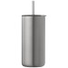 Gobelet Borealis en acier inoxydable recyclé avec paille - 475 ml Colour Jet, Mug isotherme promotional