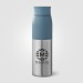 Bouteille Borealis à couvercle à torsion en acier inoxydable recyclé - 650 ml Colour Jet, Nouveauté promotional
