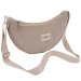 Half-moon banana in corduroy, banana bag promotional