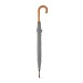 Cane umbrella with curved wooden handle and grip wholesaler