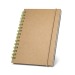 Spiral hard cover notepad - 60 lined recycled sheets, Hard cover notebook promotional