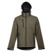 THC ZAGREB. Men's softshell with removable hood, Softshell and neoprene jacket promotional
