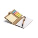 Repositionable notepad with bookmarkable pages, notebook promotional