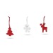 Product thumbnail Set of 3 Christmas decorations 3 different designs 1