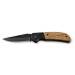 Stainless steel knife and carvalho wood, Folding pocket knife promotional