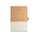 Notepad a5 cork and linen wholesaler