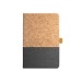 Notepad a5 cork and linen, Cork notebook promotional