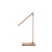 Bamboo lamp with cordless charger, Multifunctional lamp promotional