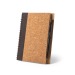 Bloc-notes en liège A5, Carnet en liège promotional
