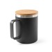 LAUDA. 90% recycled stainless steel mug with bamboo lid wholesaler