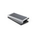 Batterie portable en 100% aluminium recyclé 8'000mAh - Clerk, objet solaire promotional