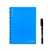 INFINITEBOOK PLAIN A5. Infinitebook with soft cover and 15 plain whiteboard pages, notebook promotional