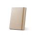 DICKINSON. Bloc-notes A5 en papier de canne à sucre 88 % avec pages lignées, cahier promotional