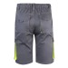 VL HEMERA. Bermuda stretch bicolore, multipoches 240g/m², en coton 46%, EME 38% et polyester 16%, Short promotional