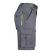 VL HEMERA. Bermuda stretch bicolore, multipoches 240g/m², en coton 46%, EME 38% et polyester 16%, Short promotional