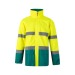 VL THEMIS LARGE. Parka bicolore 190g/m², en polyester 100%, avec finition PU, Parka promotional