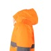 VL THEMIS LARGE. Parka bicolore 190g/m², en polyester 100%, avec finition PU, Parka promotional