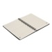 MISHIMA. A5 notebook with semi-hard cover in 100% rPET recycled felt with rings and lined pages wholesaler