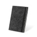 BALDWIN. Bloc-notes A5 avec couverture en feutrine recycléee 100% rPET et pages lignées, cahier promotional