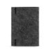 BALDWIN. A5 notebook with 100% rPET recycled felt cover and lined pages wholesaler
