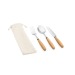 Set de 3 couverts métal et bois d'acacia, Couvert durable promotional