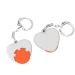 Porte-clés jeton 1€ coeur, jeton promotional