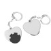 Porte-clés jeton 1€ coeur wholesaler
