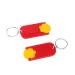 Porte-clés jeton 1€ Alpha, jeton promotional
