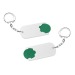 Porte-clés jeton 1€ Alpha, jeton promotional