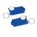 1 euro token key ring with magnifying glass, magnifying glass promotional